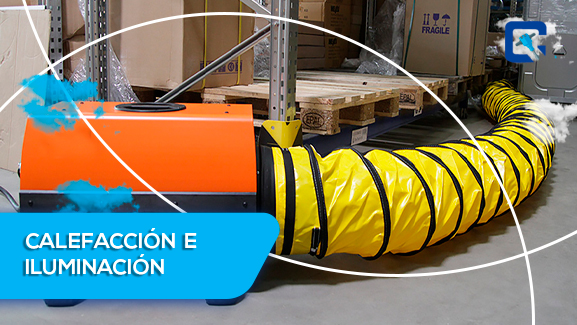 Arriendo de equipos de CALEFACCIÓN E ILUMINACIÓN